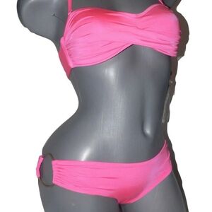 NWT Vitamin A Soleil Neon Pink Bikini Set